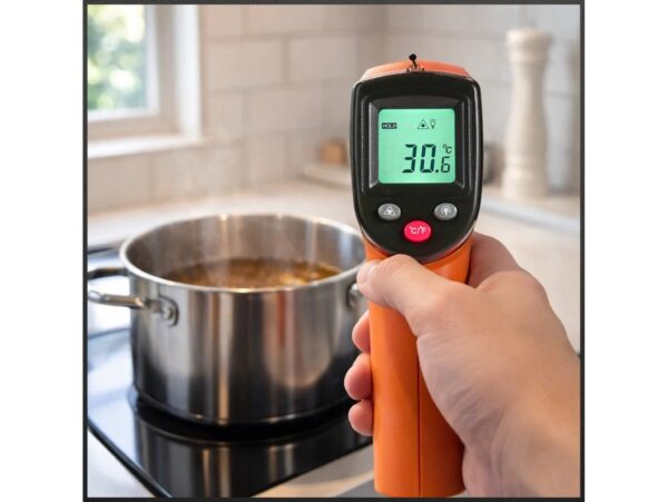PIROMETR TERMOMETR LASEROWY BEZDOTYKOWY - zakres -50 +400°C