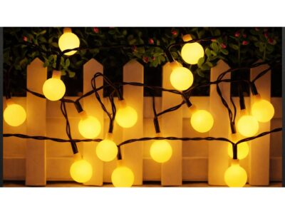VEZO GIRLANDA OGRODOWA SOLARNA KULE 7m 50xLED