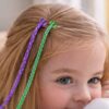 WARKOCZYKI SYNTETYCZNE ZE SPINKAMI 30CM