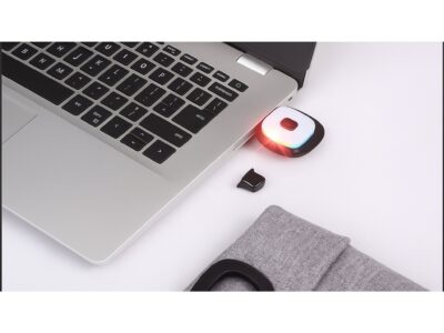 CZAPKA Z DASZKIEM Z OŚWIETLENIEM LED + LAMPKA LED DO CZAPKI Z LAMPKĄ LED 3 TRYBY