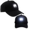 CZAPKA Z DASZKIEM Z OŚWIETLENIEM LED + LAMPKA LED DO CZAPKI Z LAMPKĄ LED 3 TRYBY