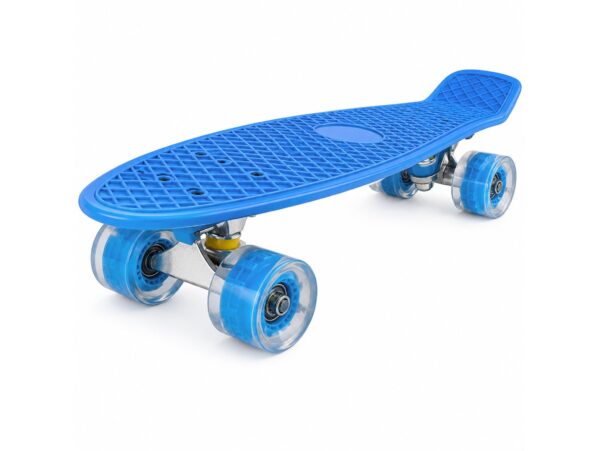 DESKOROLKA FISZKA LED 56CM - niebieski/do złożenia