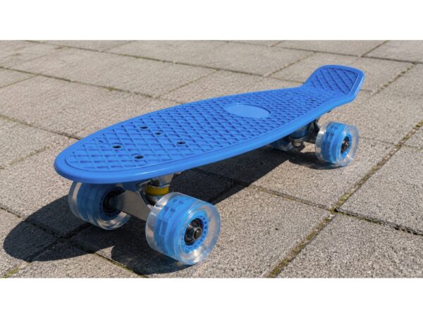 DESKOROLKA FISZKA LED 56CM - niebieski/do złożenia