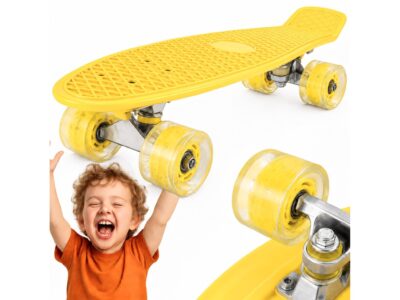 DESKOROLKA FISZKA LED 56CM - żółty/do złożenia