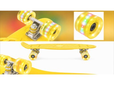 DESKOROLKA FISZKA LED 56CM - żółty/do złożenia