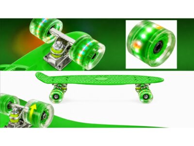 DESKOROLKA FISZKA LED 56CM - zielony/do złożenia