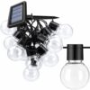 GIRLANDA OGRODOWA ŻARÓWKA LAMPA SOLARNA 10 LED