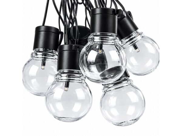 GIRLANDA OGRODOWA ŻARÓWKA LAMPA SOLARNA 10 LED