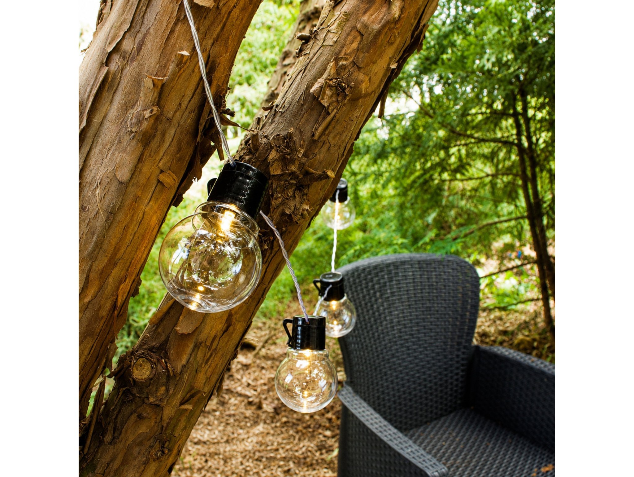 GIRLANDA OGRODOWA ŻARÓWKA LAMPA SOLARNA 10 LED