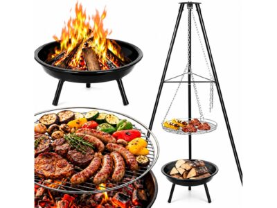 GRILL OGRODOWY PALENISKO OGNISKO (średnica: 50cm wysokość: 150cm)