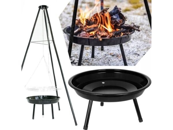 GRILL OGRODOWY PALENISKO OGNISKO (średnica: 50cm wysokość: 150cm)