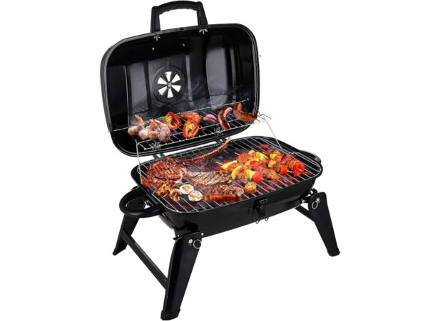 GRILL TURYSTYCZNY SKŁADANY OGRODOWY 59 x 38 x 35cm