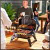 GRILL TURYSTYCZNY SKŁADANY OGRODOWY 59 x 38 x 35cm