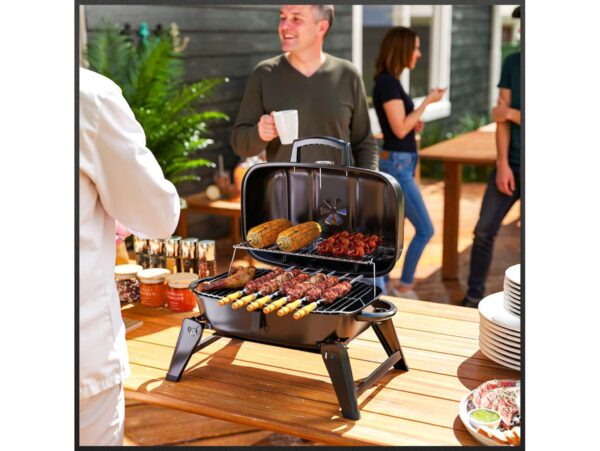GRILL TURYSTYCZNY SKŁADANY OGRODOWY 59 x 38 x 35cm