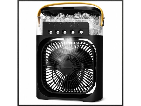 KLIMATYZATOR MINI NA KOSTKI LODU 3W1 USB 9x21x26 - czarny
