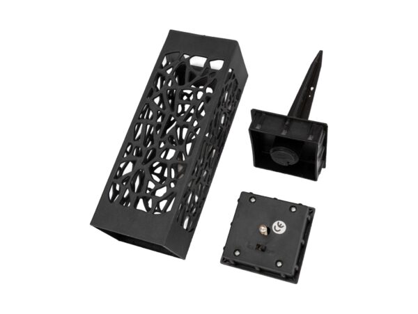 LAMPA LAMPKA SOLARNA KWADRATOWA 39x6CM CIEPŁY BIAŁY 4 SZT