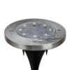 LAMPA OGRODOWA NAJAZDOWA SOLARNA 8 LED - biały ciepły