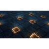 LAMPA OGRODOWA NAJAZDOWA SOLARNA KOSTKA LODU 7x7cm - ciepły biały