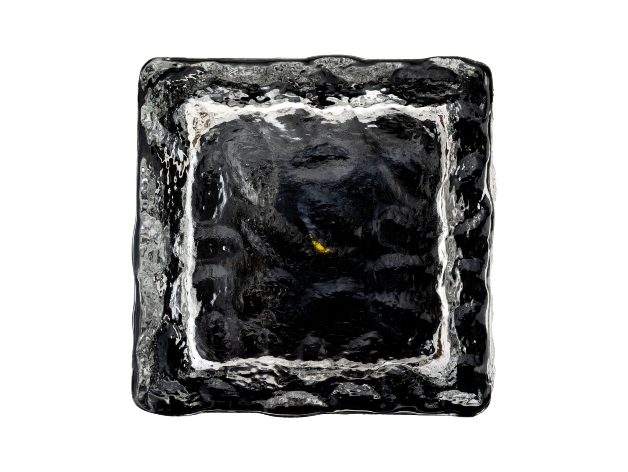 LAMPA OGRODOWA NAJAZDOWA SOLARNA KOSTKA LODU 7x7cm - ciepły biały