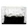 LAMPA OGRODOWA NAJAZDOWA SOLARNA KOSTKA LODU 7x7cm - ciepły biały
