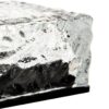 LAMPA OGRODOWA NAJAZDOWA SOLARNA KOSTKA LODU 7x7cm - ciepły biały