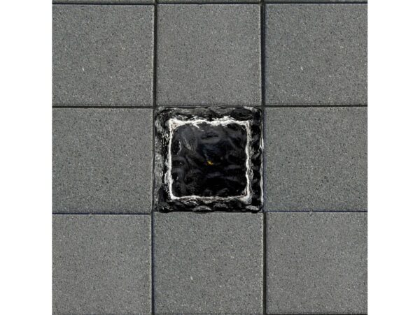 LAMPA OGRODOWA NAJAZDOWA SOLARNA KOSTKA LODU 7x7cm - niebieski