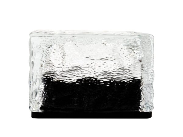 LAMPA OGRODOWA NAJAZDOWA SOLARNA KOSTKA LODU 7x7cm - niebieski