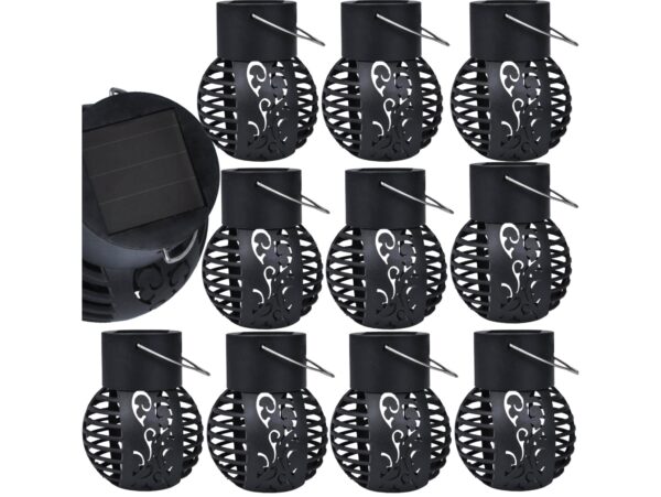 LAMPA OGRODOWA SOLARNA KULA WISZĄCA 9x7 wzór 2 10 SZT
