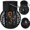 LAMPA OGRODOWA SOLARNA KULA WISZĄCA 9x7 wzór 2 10 SZT