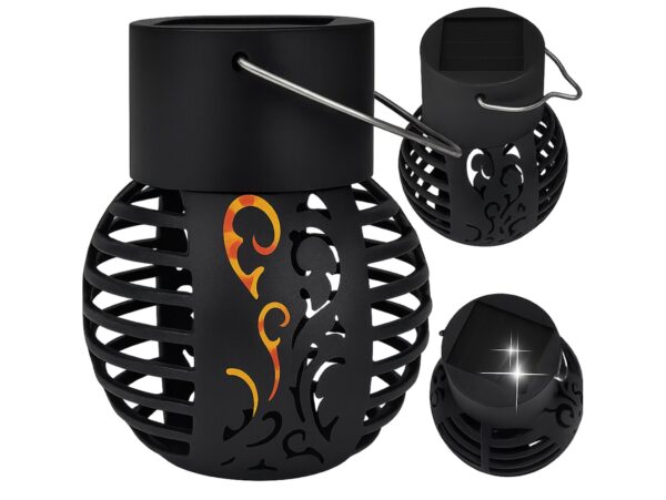 LAMPA OGRODOWA SOLARNA KULA WISZĄCA 9x7 wzór 2 10 SZT