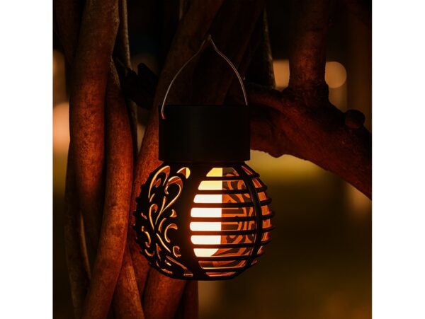 LAMPA OGRODOWA SOLARNA KULA WISZĄCA 9x7 wzór 2 10 SZT