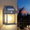 LAMPA SOLARNA KINKIET 3 TRYBY 13,5x9,5x5cm