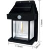 LAMPA SOLARNA KINKIET 3 TRYBY 13,5x9,5x5cm