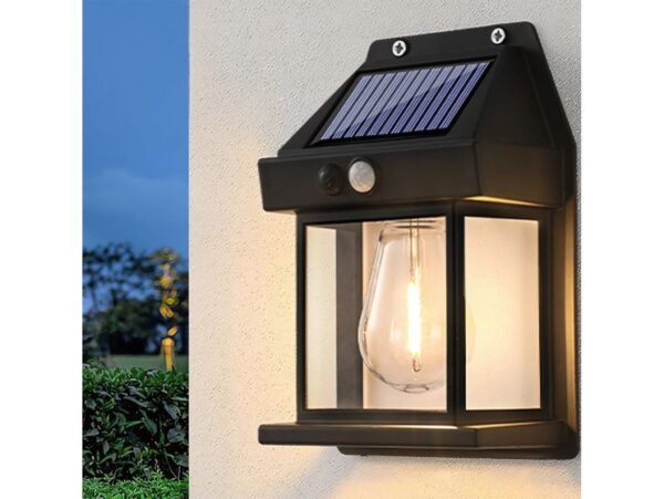 LAMPA SOLARNA KINKIET 3 TRYBY 13,5x9,5x5cm