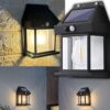 LAMPA SOLARNA KINKIET 3 TRYBY 13,5x9,5x5cm