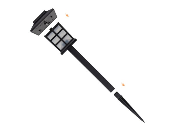 LAMPA SOLARNA LED LATARNIA - 28cm zimny biały