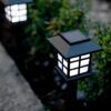 LAMPA SOLARNA LED LATARNIA - 28cm zimny biały