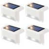 LAMPKA LAMPA SOLARNA KRAWĘDZIOWA 1 LED 8x4,5x4,2cm - biały/zimny biały 4szt