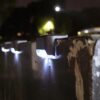 LAMPKA LAMPA SOLARNA KRAWĘDZIOWA 1 LED 8x4,5x4,2cm - biały/zimny biały 4szt