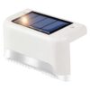 LAMPKA LAMPA SOLARNA KRAWĘDZIOWA 1 LED 8x4,5x4,2cm - biały/zimny biały 4szt