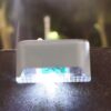 LAMPKA LAMPA SOLARNA KRAWĘDZIOWA 1 LED 8x4,5x4,2cm - biały/zimny biały 4szt