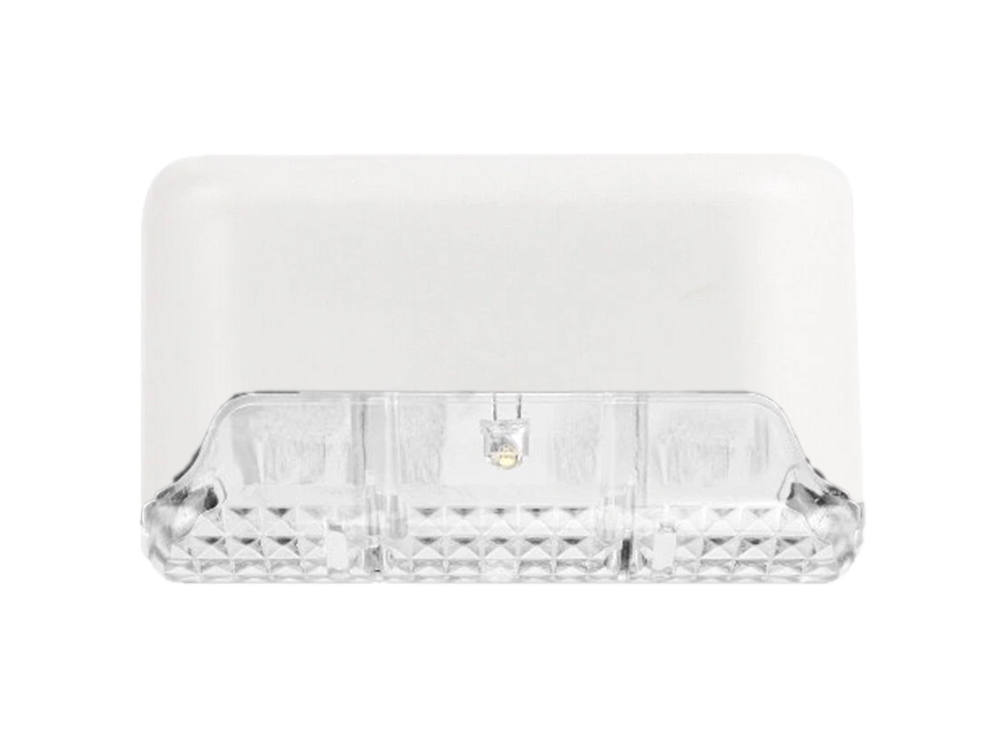 LAMPKA LAMPA SOLARNA KRAWĘDZIOWA 1 LED 8x4,5x4,2cm - biały/zimny biały 8szt