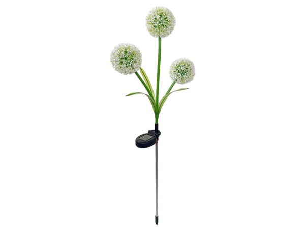 LAMPKA SOLARNA OGRODOWA CZOSNEK DMUCHAWCE 70CM - kolorowe