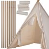 NAMIOT DLA DZIECI DOMEK TIPI 80x80x110cm - beżowy
