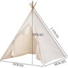 NAMIOT DLA DZIECI DOMEK TIPI 80x80x110cm - beżowy