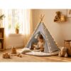 NAMIOT DLA DZIECI DOMEK TIPI 80x80x110cm - szary