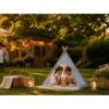 NAMIOT DLA DZIECI DOMEK TIPI 80x80x110cm - szary