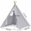 NAMIOT DLA DZIECI DOMEK TIPI 80x80x110cm - szary