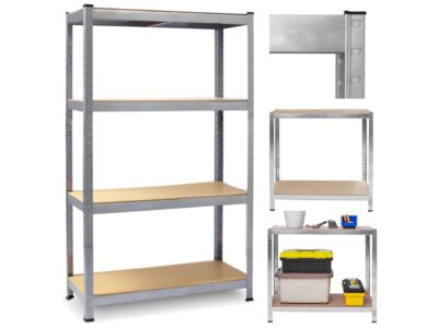 REGAŁ MAGAZYNOWY 4-PÓŁKOWY 150x75x30CM NOŚNOŚĆ PÓŁKI 135KG