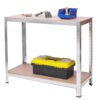 REGAŁ MAGAZYNOWY 4-PÓŁKOWY 150x75x30CM NOŚNOŚĆ PÓŁKI 135KG